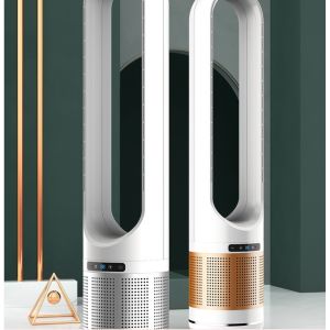 Smart Home Standing Electric Air Cooling Fan with Large Vertical Bladeless