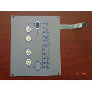 Control Feel Smooth Membrane Switch Keyboard , Flexible Remote Control Panel