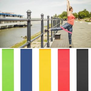 ZHIHUI TPE Silicone Exercise Bands Yoga Resistance Rubber