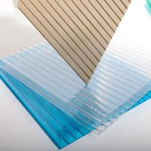 Building Material Double UV Coating PC hollow Polycarbonate Sheet Crystal clear