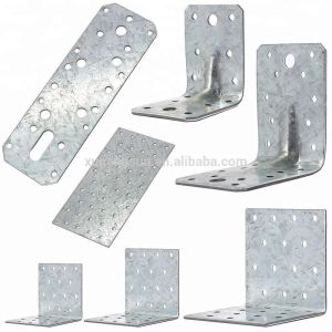 Silver Wood Connector Hardware Metal Bracket For Timber for Structural Support