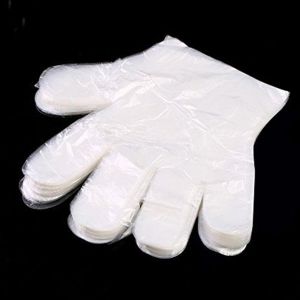 Biodegradable Disposable Plastic Gloves Tensile Resistance Customizable Thickness