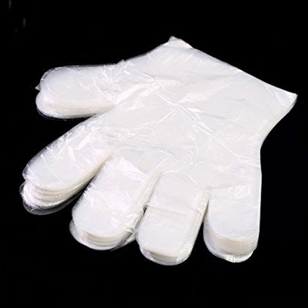 Biodegradable Disposable Plastic Gloves Tensile Resistance Customizable