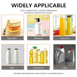 Machine Filling Cosmetics Semi Automatic Small Bottles Packaging Sauce Cup