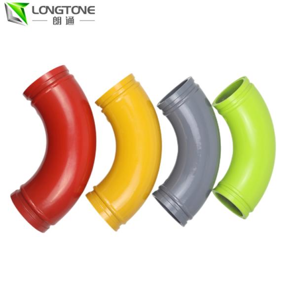 Buy 148mm Concrete Pump Pipes Elbow , Customized Carbon Steel Bend Pipe at wholesale prices