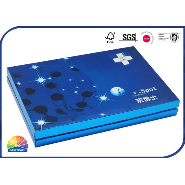 Buy Flocking EVA Foam 3 Piece Rigid Shoulder Cardboard Box at wholesale prices