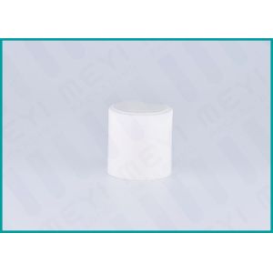 24/410 White Disc Top Plastic Bottle Closures For Hair Care Products