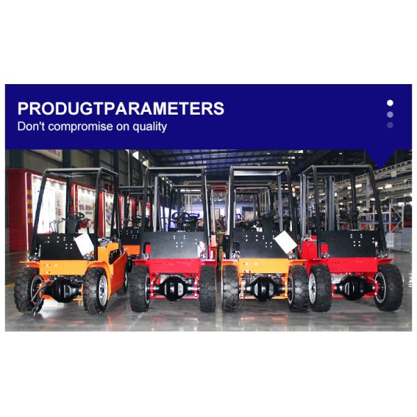 China Ballery Forklift 1.5 Ton 2Ton 3Ton 5Ton 4wd Forklift 4 Wheel Mini Electric Forklift for Sale