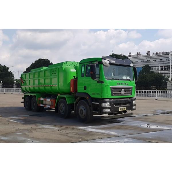 SINO TRUCK 310 Horsepower 8X4 6.6 Meter 25 Cubic Meter Dump Truck for Transport, Sludge, Sewage, Manure, Mud, Sludge and Other
