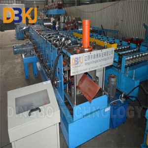 Quality CR12 Mould Steel Ridge Cap Roll Forming Machine Color Steel 0.3-0.7mm for sale