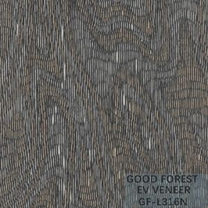 Engineered Custom Wood Veneer Panels Irregular Texture For Decoration ISO