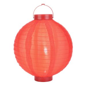 Quality Red LED Round Nylon Battery Lantern for sale