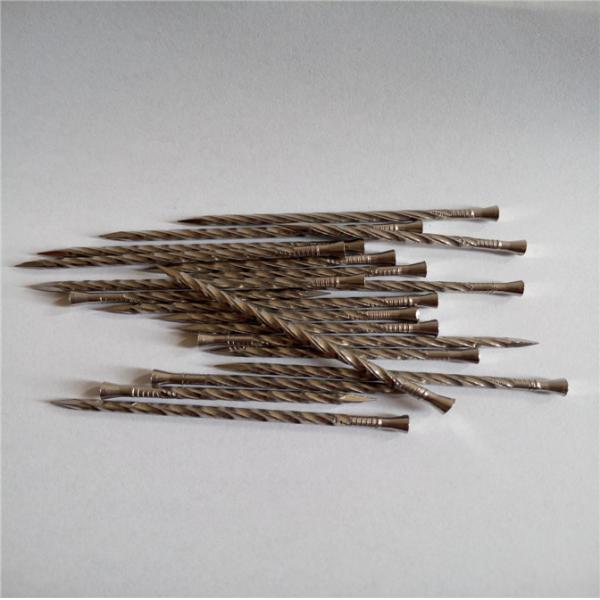 Twist Shank Wood Stainless Steel Flat Head Nails 304 Grade 2.75 X 50MM