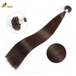 Top Quality Natural Real Human U Tip Nail Hair Extensions