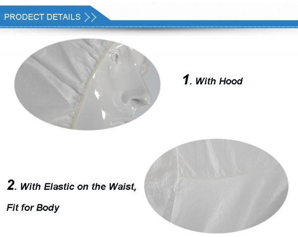 Nonwoven SMS Waterproof Coverall/Disposable Protective Workwear