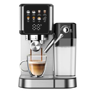 Anbolife 15Bar Espresso Coffee Maker with Detachable Grinder