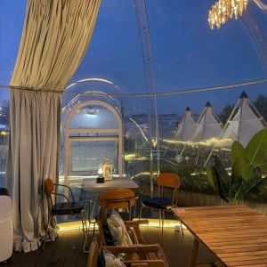 Fashion Geodesic Dome Tent 5m Waterproof Bubble Camping Tent