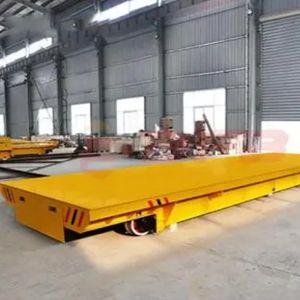 China Customizable Factory Q235 Q345 Electric Trackless Transfer Cart For Flexible Route Changes on sale