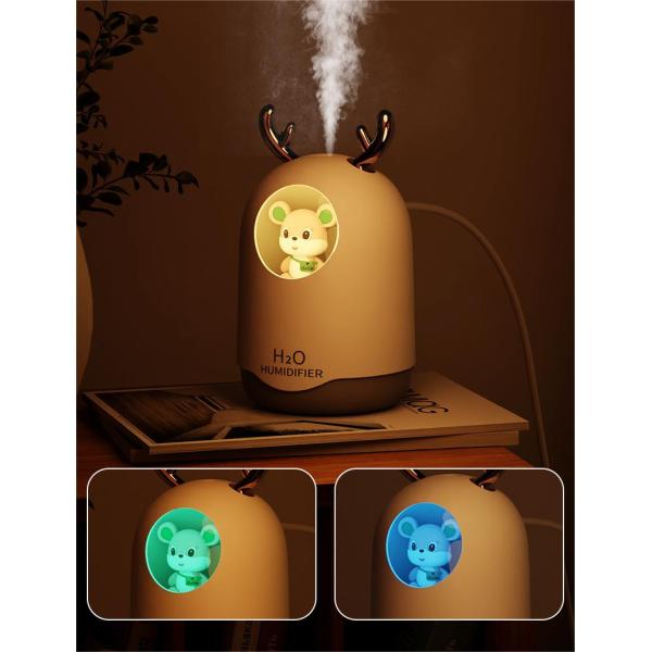 Conditioning Appliance Cute Pet Bear Mini Humidifier for Room App-Controlled Capacity 0.5L