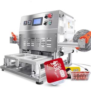 Yogurt Plastic Cup Sealing Machine / Sealer Machine For Milk Cup