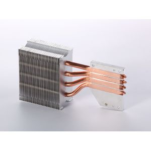 Computer / CPU Copper Tube Heat Sink With Anodizing / Passivation Finishing