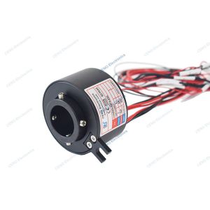 Standard IP51 Through Hole Slip Ring Rotary Electric Signal Joint