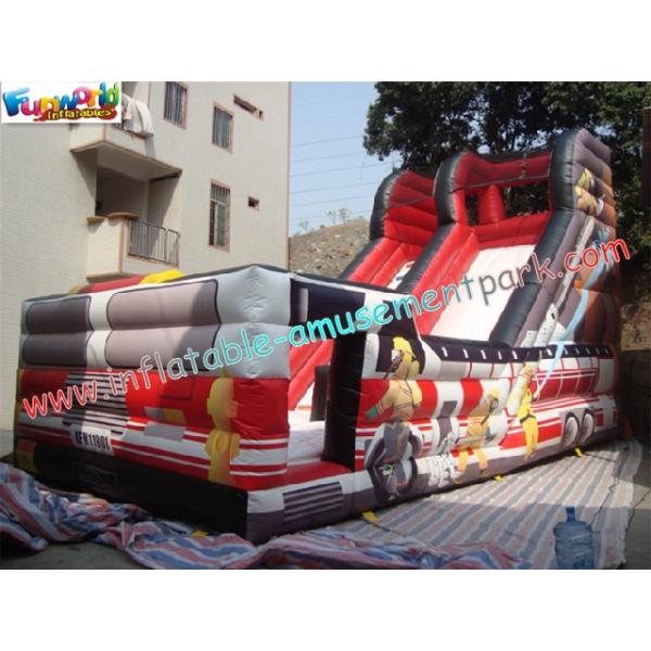 Buy Outdoor Large 0.55mm PVC tarpaulin Inflatable Commercial Inflatable Slide for Kids Playing at wholesale prices