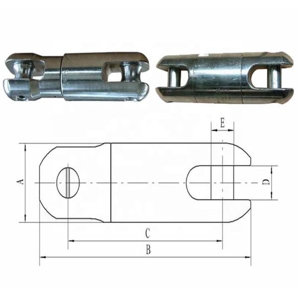 Connect Pulling Wire Rope Cable Swivel Joint 0.2 - 8.0kg Weight ISO Certificatio