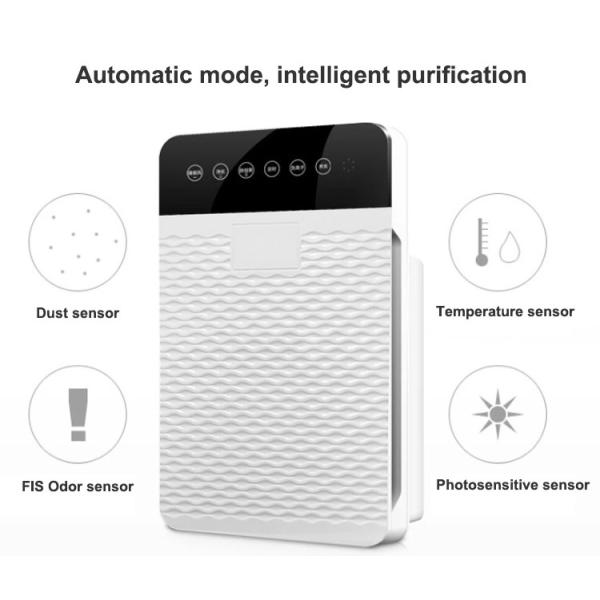 HOMEFISH Negative Ion UV Air Purifier With HEPA Filter 50HZ