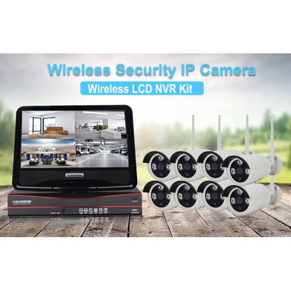 Waterproof Wireless 8 Channel Cctv Kit With NVR For Industrial Buildings