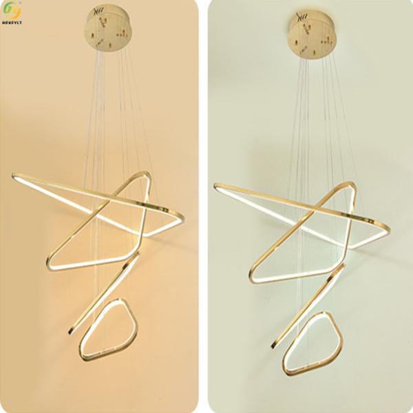 Mirror Titanium Home Art Baking Paint Gold LED Nordic Pendant Light