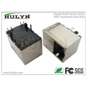 Quality RJ45 with transformer RJ45 JACK Gigabit Vertical for sale