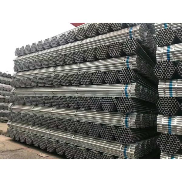 Buy Round Steel Scaffolding Galvanized Pipe EN39 / BS1139 Standard 3.20mm Wall Thickness at wholesale prices