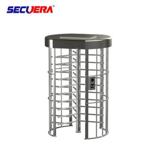 RFID card integrated motorised 304 stainless steel full height high entry exit