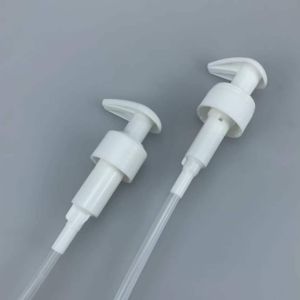 White Polypropylene Empty Lotion Dispenser Pump 24MM ODM