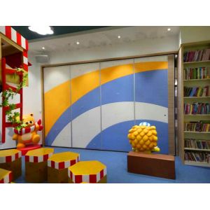 Acoustic Folding Partition Walls With Sliding Hanging System Heat Insulation