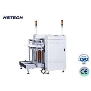 Double Track PCB Unloader PLC Control System 6 Magazines Loading Capability