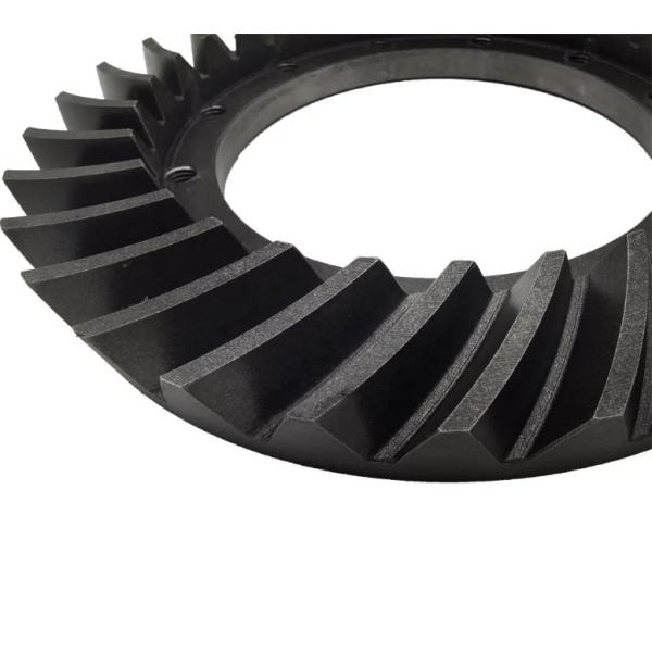 Buy Custom Large Module Spiral Bevel Gear HB220-280 HRC45-62 at wholesale prices