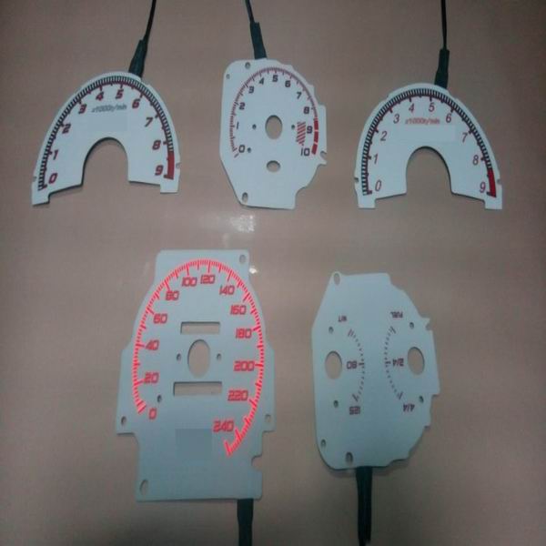 Buy high bright custom glow gauge\el gauge\car dashboard at wholesale prices