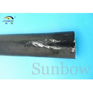 Quality Silicone Coated Fibreglass Fire Protective Fire Sleeving High Temperature for sale