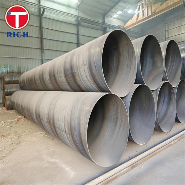 ASTM A1005 Gr.50 Black Plain End Helical Seam Welded Steel Tube For Fluid Transport