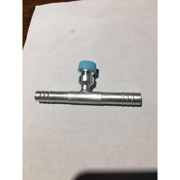 Through pipe fittings R134a High Low Pressure valve air conditioning Hose fitting A/C Hose fittings with R134a port