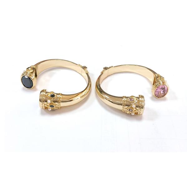 CZ Stone Bracelet 18K Gold Tennis Bracelet Cubic Zirconia ECO Copper And Brass Bangle