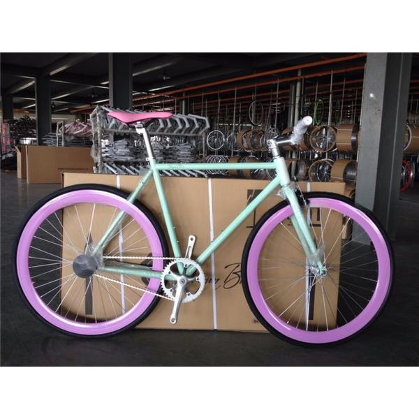 Quando Hub 700C Colorful Fixed Gear Bike with Kenda 700*28C Tires and Sealed Bearings