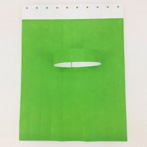 Pool Party Admission Tyvek Bracelets with Bar Coding and Numbering