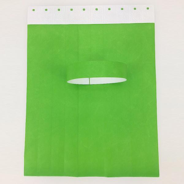 Customized Bar Coding Numbering Tyvek Paper Wristband for Waterproof Pool Party