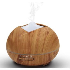 400ml Household Wood Grain Ultrasonic Essential Oil Aroma Humidifier