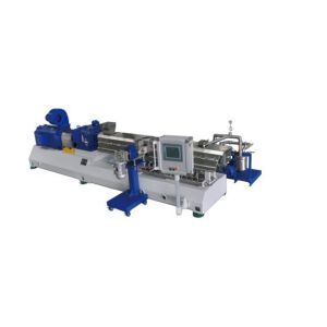 Buy cheap Dual Screw Plastic Compounding Equipment Twin Screw Extrusion Machine from wholesalers