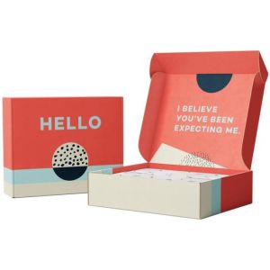 C2S Paper 250gsm Garment Gift Boxes Packaging Custom Logo 300dpi