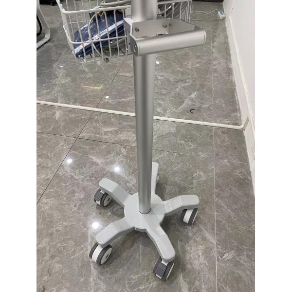 Buy ICU Aviation Aluminum Matieral Patient Monitor Trolley With 3 Inch Silent Wheels at wholesale prices